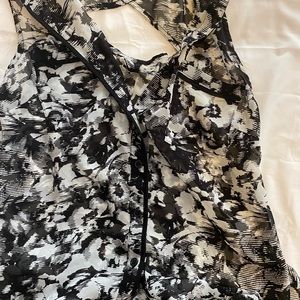 Sheer sleeveless blouse